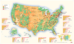 US Land Use Wall Maps by GeoNova