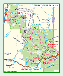 Zion National Park Map