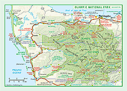 Olympic National Park Map