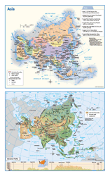 Asia Wall Map