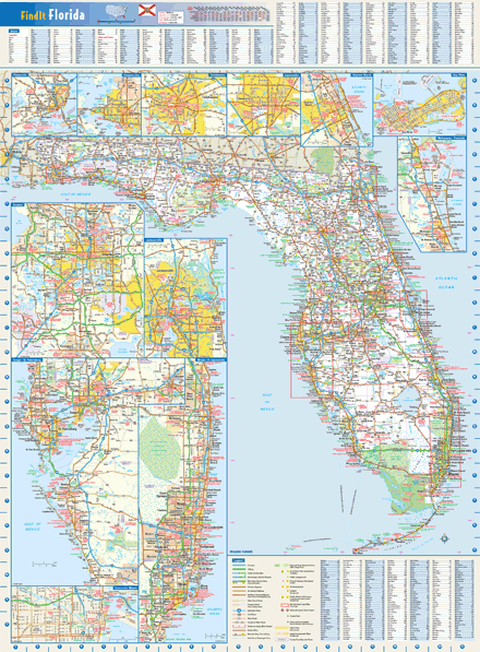 Florida Wall Map