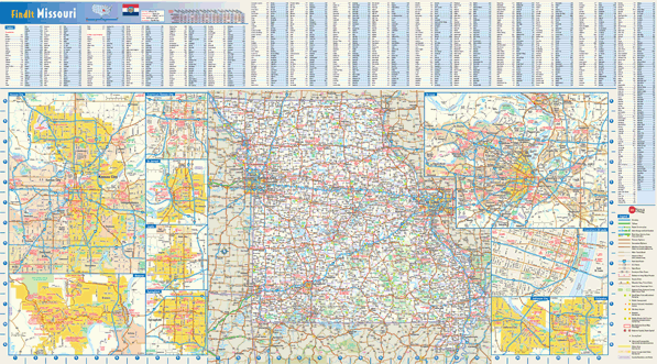 Missouri Wall Map