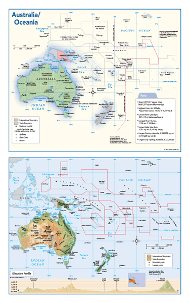 Australia Wall Map