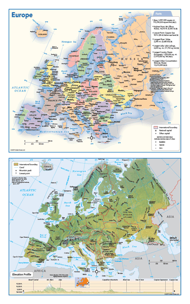 Europe Wall Map