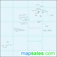 Seychelles Wall Map