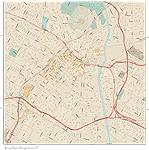 Los Angeles Downtown Area Map