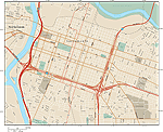 Sacramento Downtown Area Map