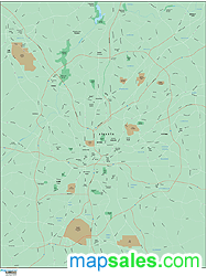 Atlanta_Area-1580 by Map Resources