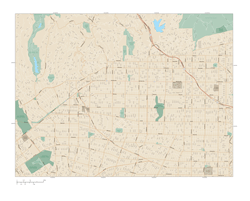 Hollywood Wall Map