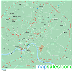 cincinnati_area-1643 Map Resources