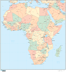 Africa Wall Map