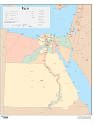 Egypt Wall Map