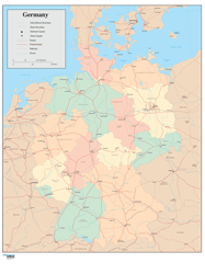 Germany Wall Map