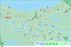 new_orleans_area-1552 by Map Resources
