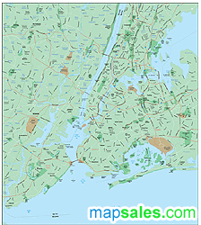 new_york_city_area-1650 by Map Resources
