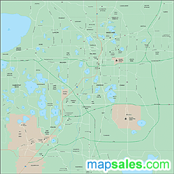orlando_area-1624 by Map Resources