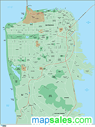 san_francisco_area-1635 by Map Resources