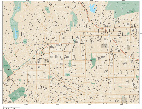 Hollywood Wall Map