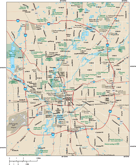 Zip Code Map Indianapolis Metro Area Tourist Map Of English | Images ...