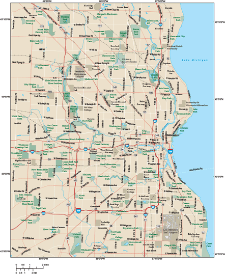 Milwaukee Zip Code Map