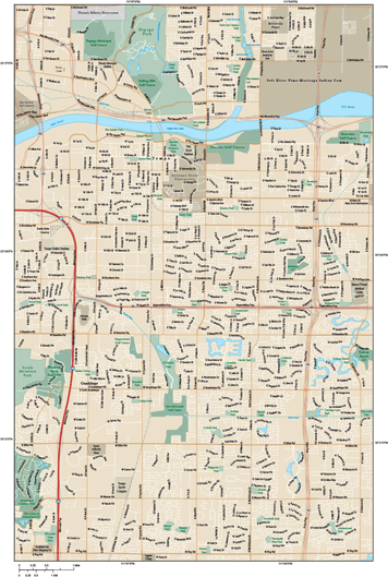 Tempe Wall Map