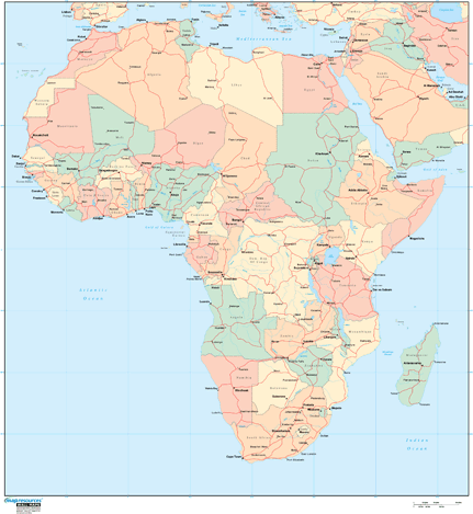 Africa Wall Map