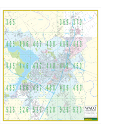 Waco, TX Vicinity Wall Maps by MapsCo