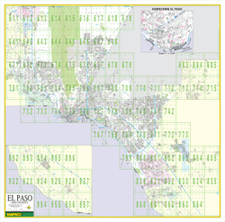 El Paso County Wall Map by MapsCo