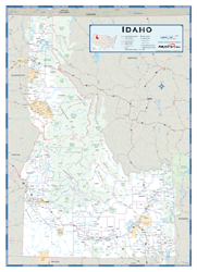Idaho County Highway Wall Map