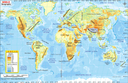 World Geography Wall Map