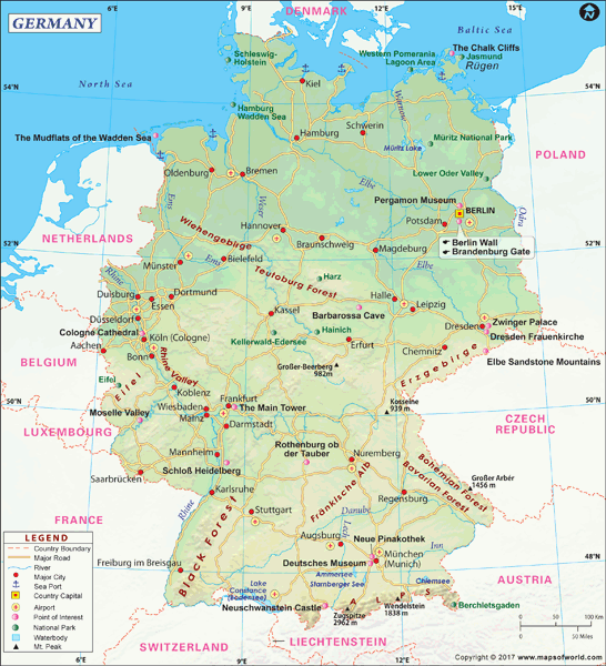 Germany Wall Map