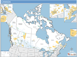 Basic Canada Map