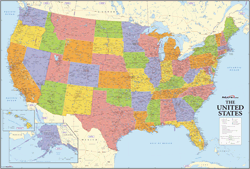 USA WA by Maps.Com
