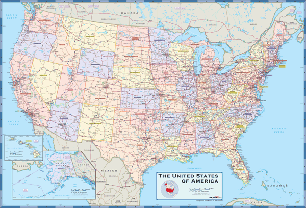 USA Wall Map