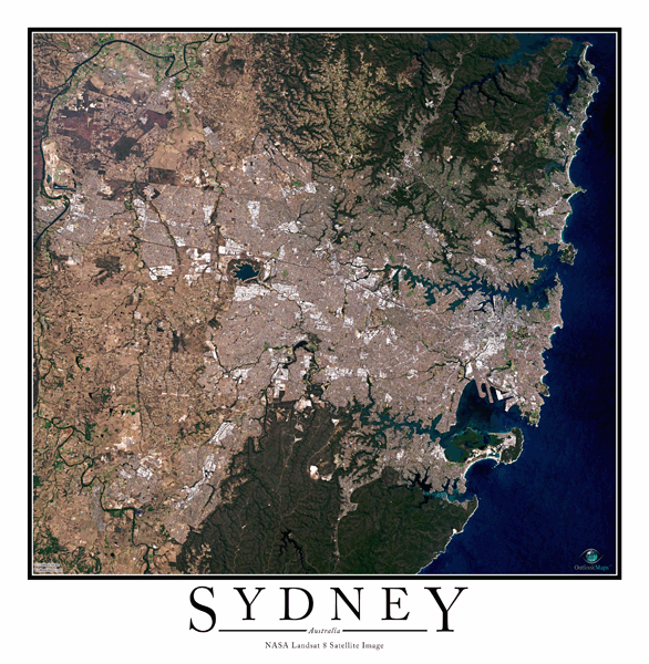 Sydney Wall Map