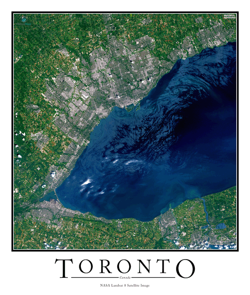 Toronto Wall Map