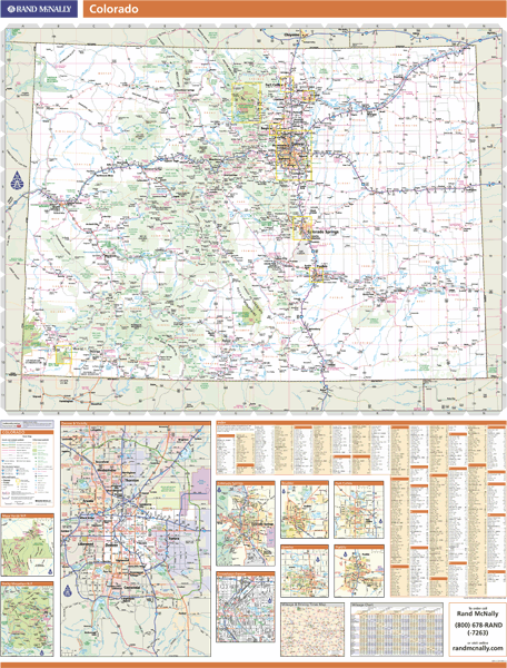 Colorado Wall Map
