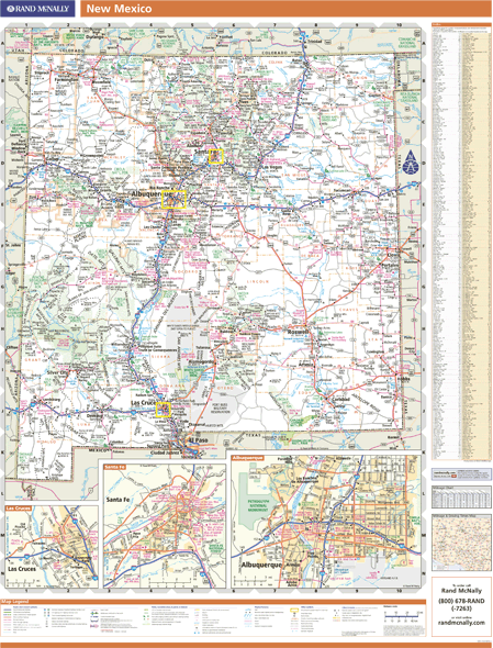 New Mexico Wall Map