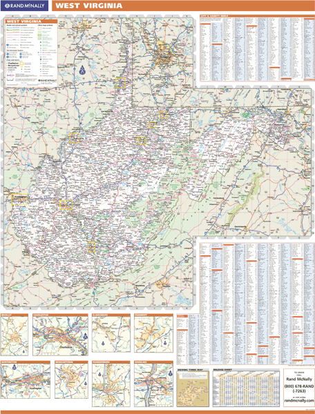 Virginia Wall Map