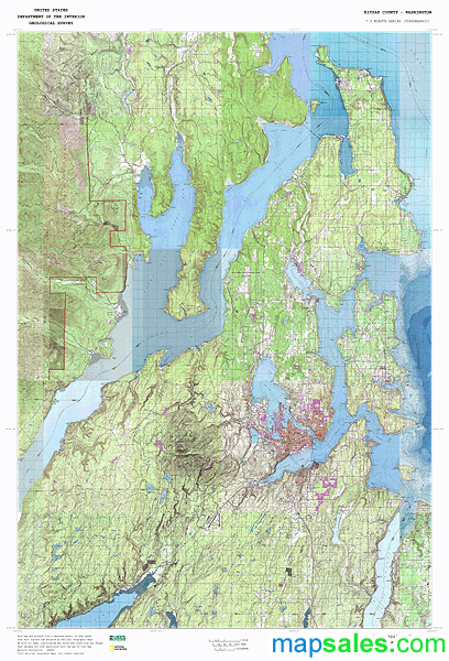 Map Of Kitsap Peninsula