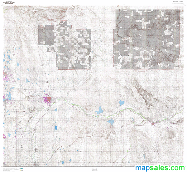 Weld County, CO Topo Wall Map by MarketMAPS - MapSales