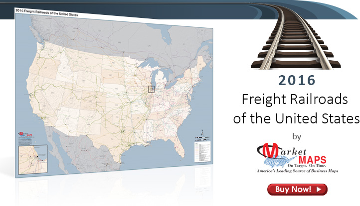 Freight Railroads of the United States by MarketMAPS!