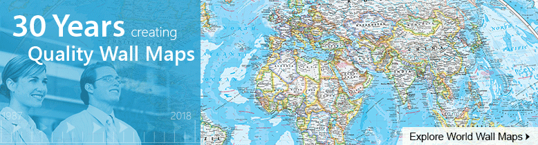 38 Years creating Quality Wall Maps