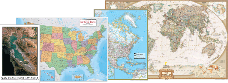The largest collection of wall maps from the world's leading publishers